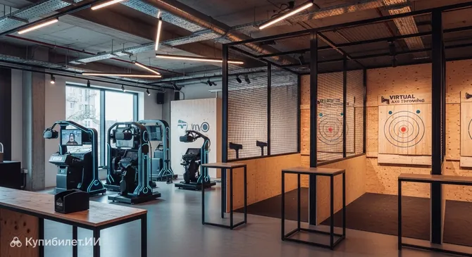 Виртуальная реальность и метание топоров в Дюссельдорфе