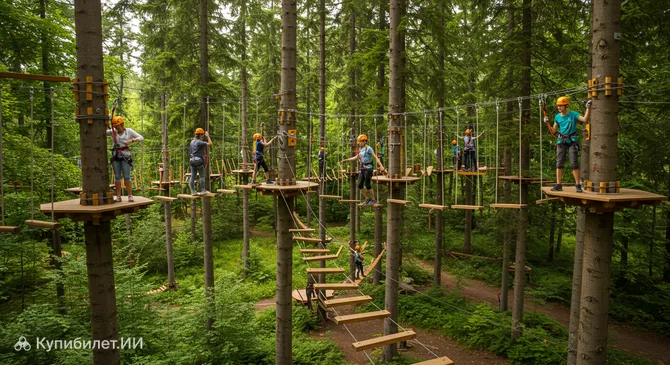 Лесной центр приключений Цигельвис