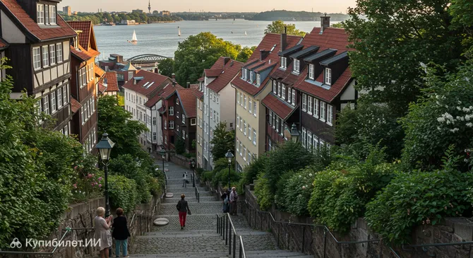 Лестничный квартал Бланкенезе