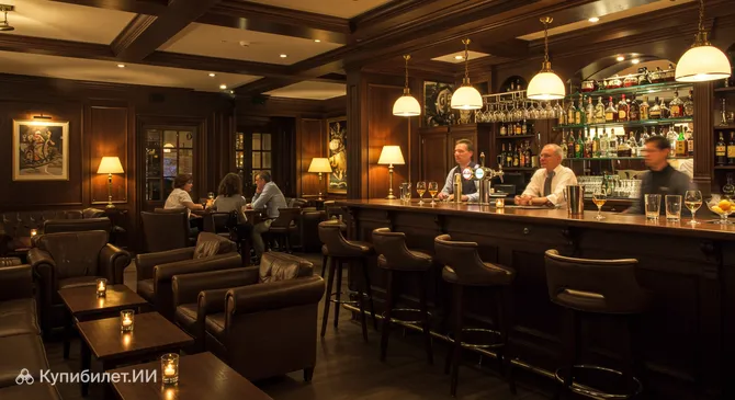 Бар при отеле в Хильдесхайме