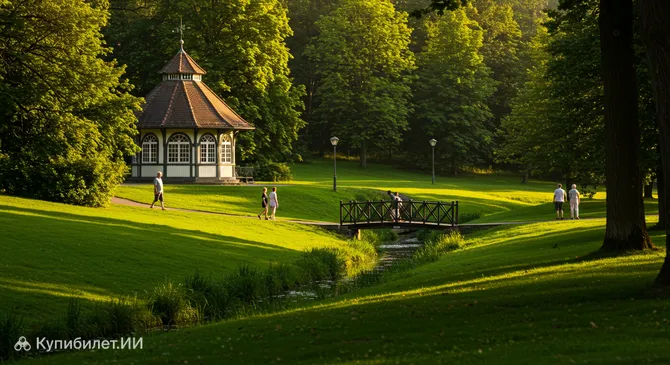 Городской парк Терезиенштайн