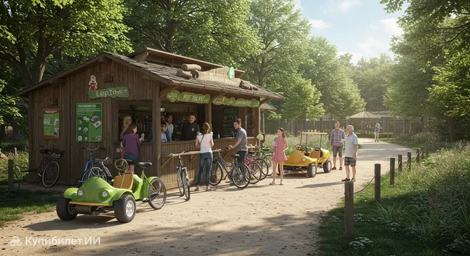 Прокат веломобилей и велосипедов