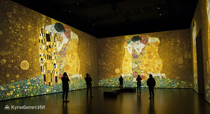 Иммерсивная выставка Климта в Людвигсбурге