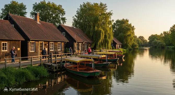 Маленькая гавань у Шпрешлёшхен в Люббенау