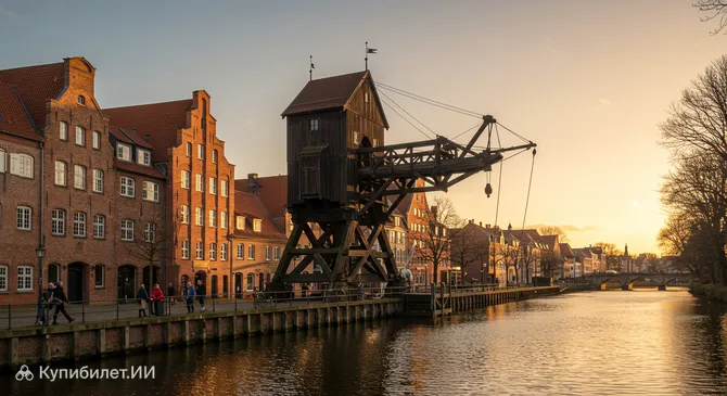 Старый кран Люнебурга