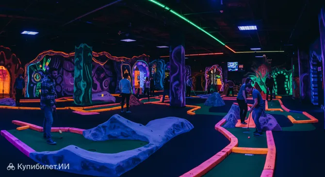 3D Неоновый мини-гольф Грёбенцелль