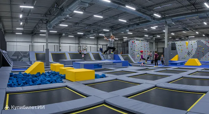 Батутный парк Airtime в Нюрнберге