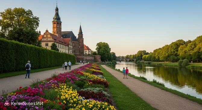 Парк замка Ораниенбург