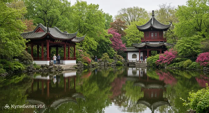 Китайский сад в Штутгарте