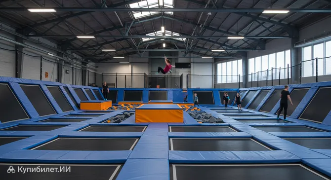 Арена батутов Flip & Fly