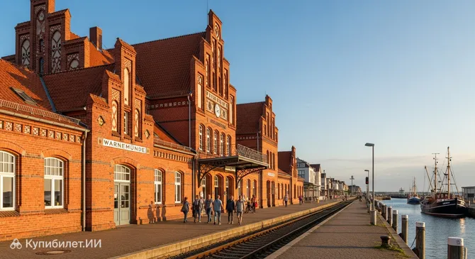 Здание вокзала Варнемюнде