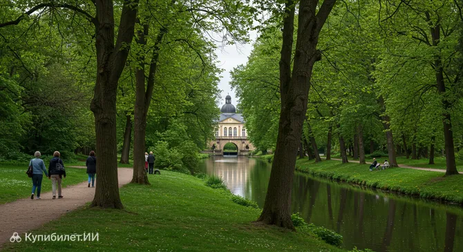 Парк на реке Ильм