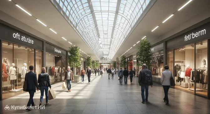 Торговый центр на Центральном вокзале Вупперталя