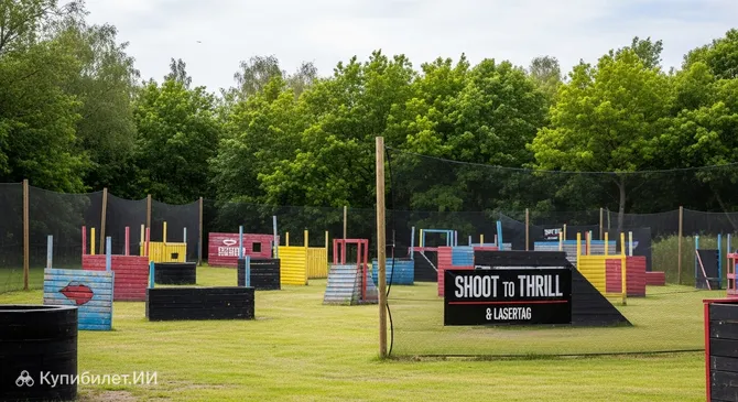 Shoot to Thrill — пейнтбол и лазертаг в Конгелундене