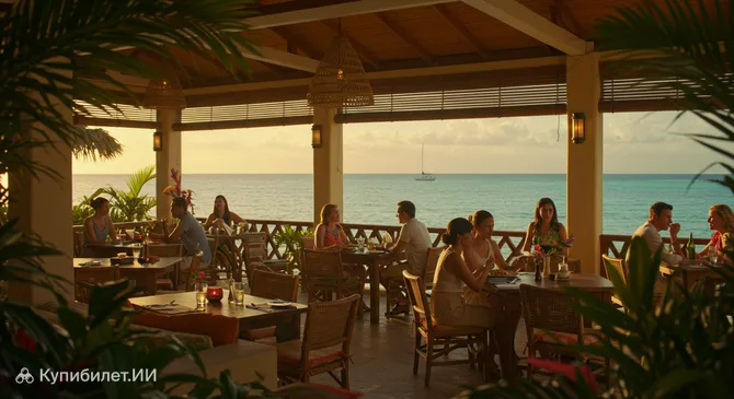 Ресторан у моря в Санто-Доминго