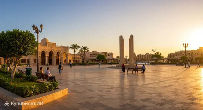 Монумент на площади Мира