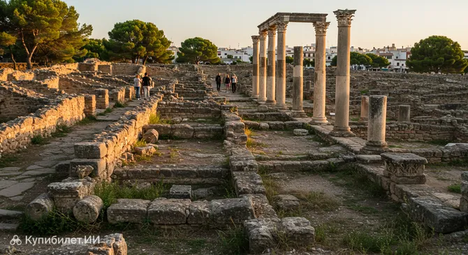 Римские руины Полленции