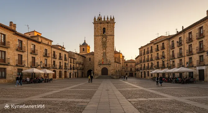 Пласа-Майор в Касересе