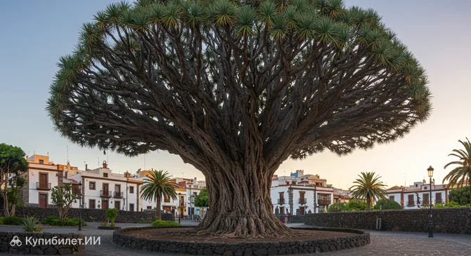 Драконово дерево в Икод-де-лос-Винос