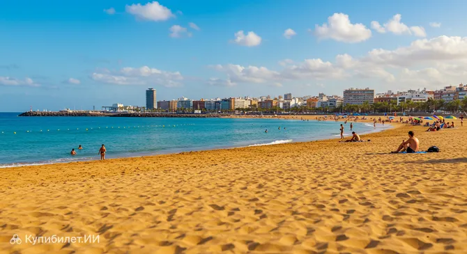 Пляж Лас-Кантерас