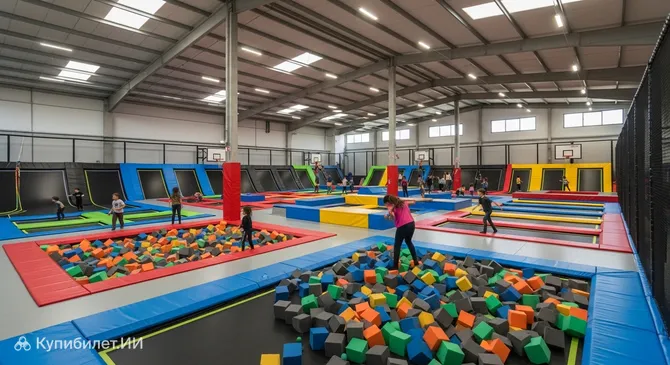 Батутный парк Мыртеа