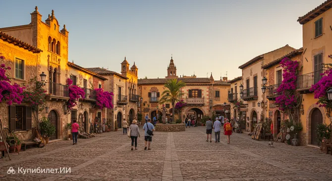 Побле Эспаньол на Майорке