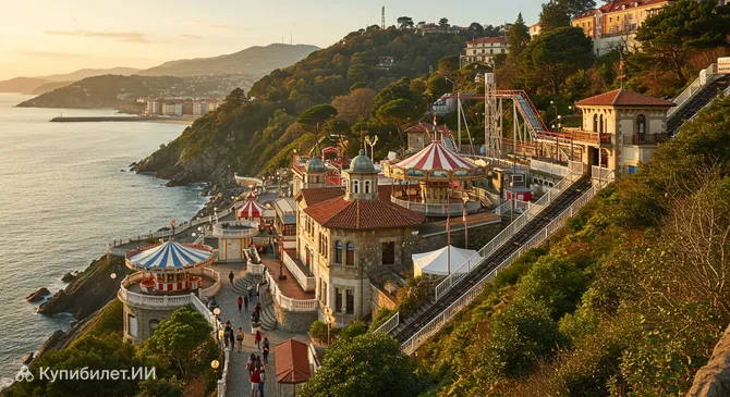 Парк аттракционов Монте Игельдо