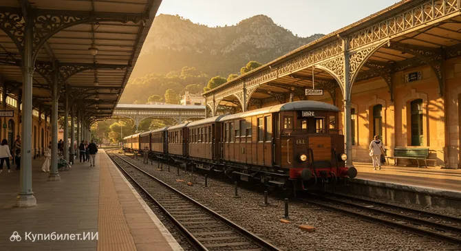 Станция поезда Сольер