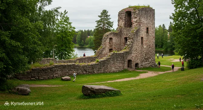 Руины замка Каяани