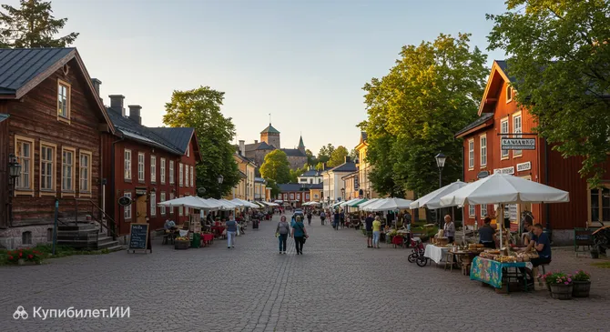 Рыночная площадь Савонлинны