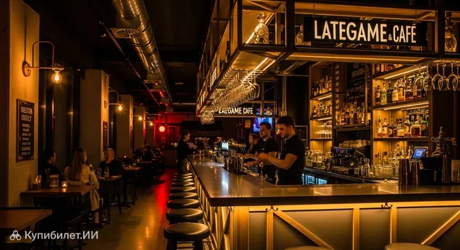 Бар и кафе Lategame