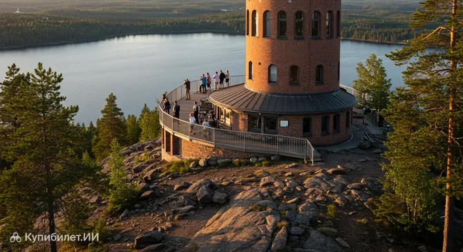 Смотровая башня и кафе Пююникки