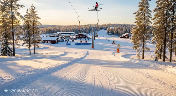 Горнолыжный курорт Хирвенсало