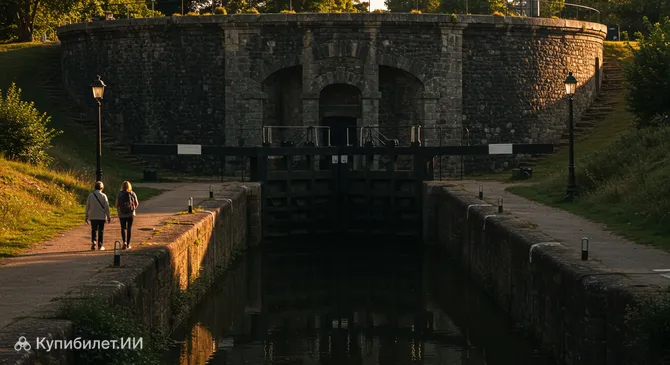 Круглый шлюз в Агде