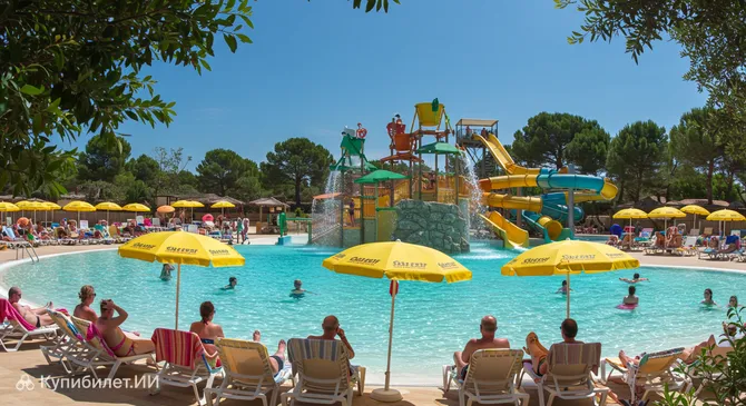 Аквапарк кемпинга Ле Галле