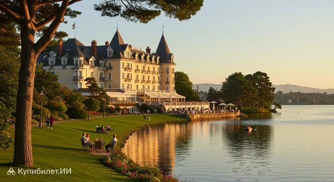 Бриндос, Озеро и Шато