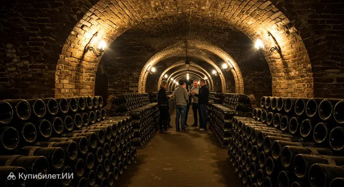 Погреба шампанского Жозеф Перрье