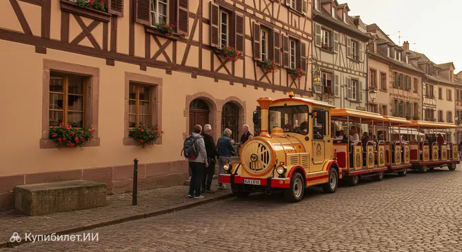 Туристический поезд по Кольмару