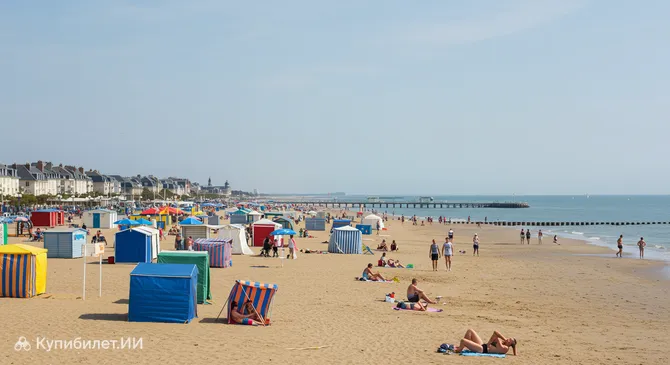 Пляж Довиль