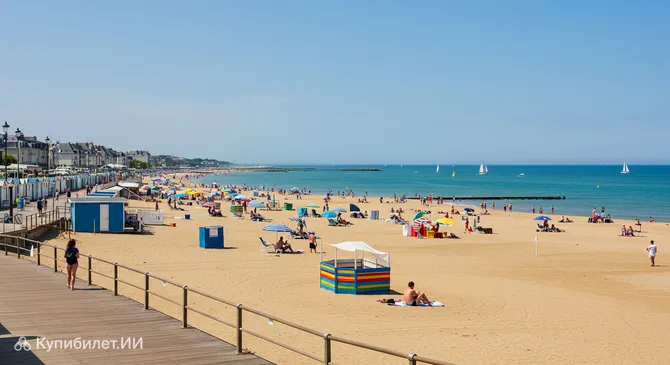 Большой пляж Трувиля