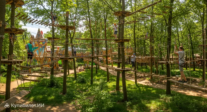 Верёвочный парк Plaine Forme