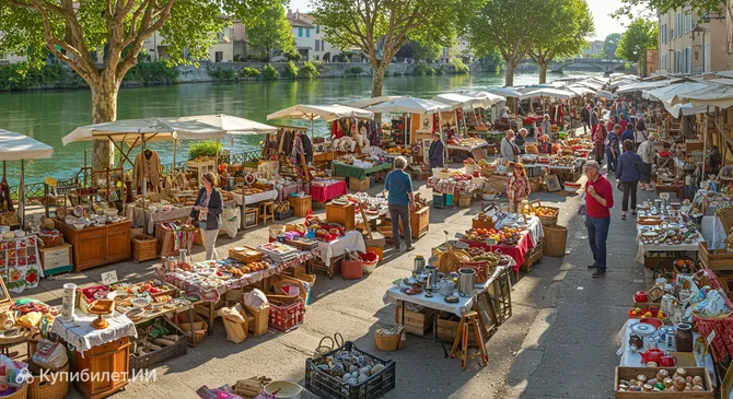 Рынок Л’Иль-сюр-ла-Сорг