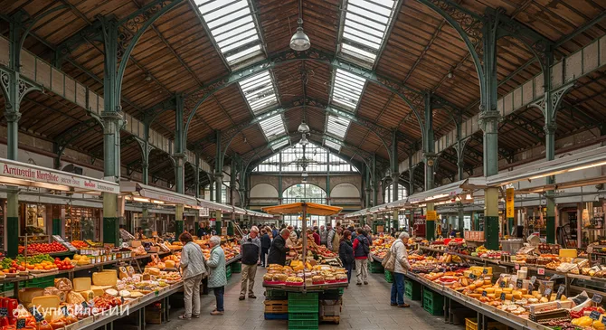 Крытый каналовый рынок Мюлуза