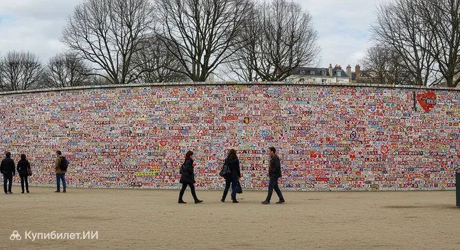 Стена «Я тебя люблю»