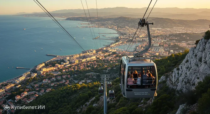 Канатная дорога на Мон Фарон