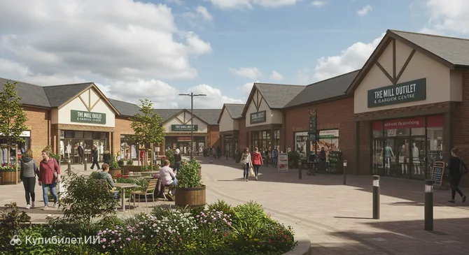 Торговый центр The Mill и садовый центр