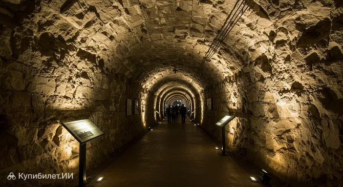 Секретные военные туннели