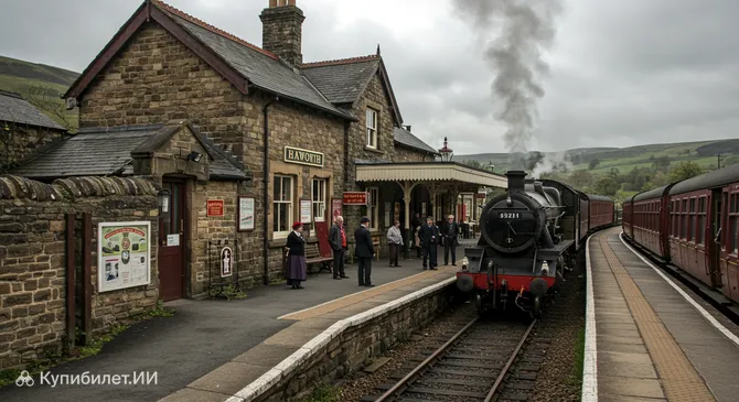 Железная дорога Кили и Уорт-Вэлли (станция Хауорт)