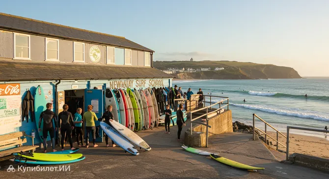 Школа серфинга в Ньюки