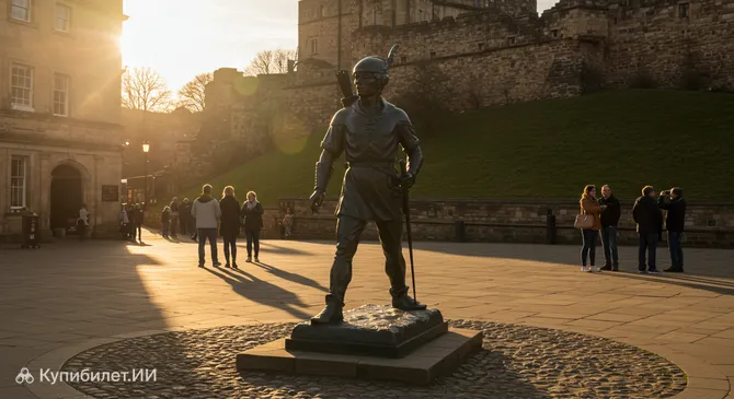 Статуя Робин Гуда